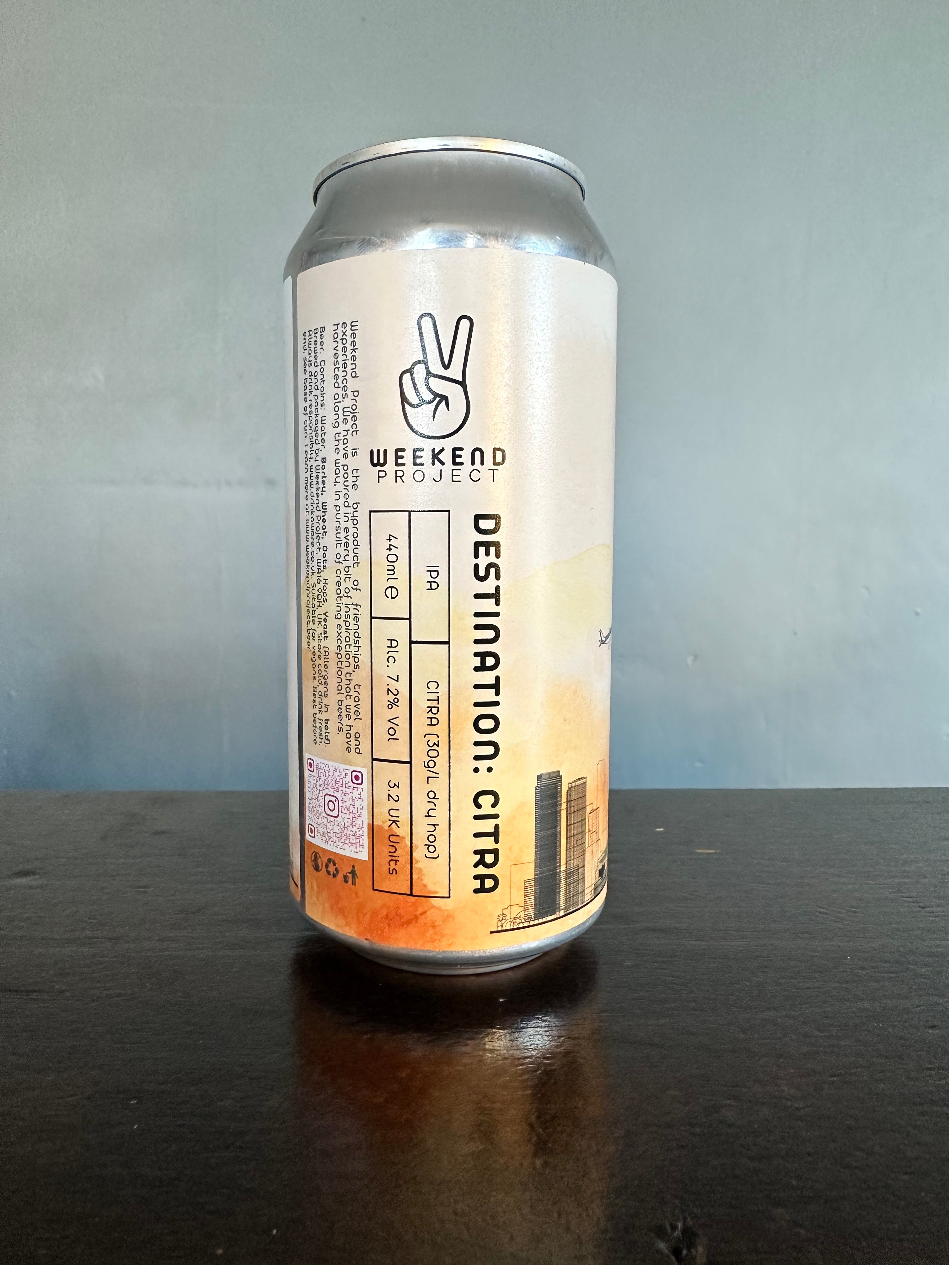 Weekend Project Destination Citra IPA 7.2%